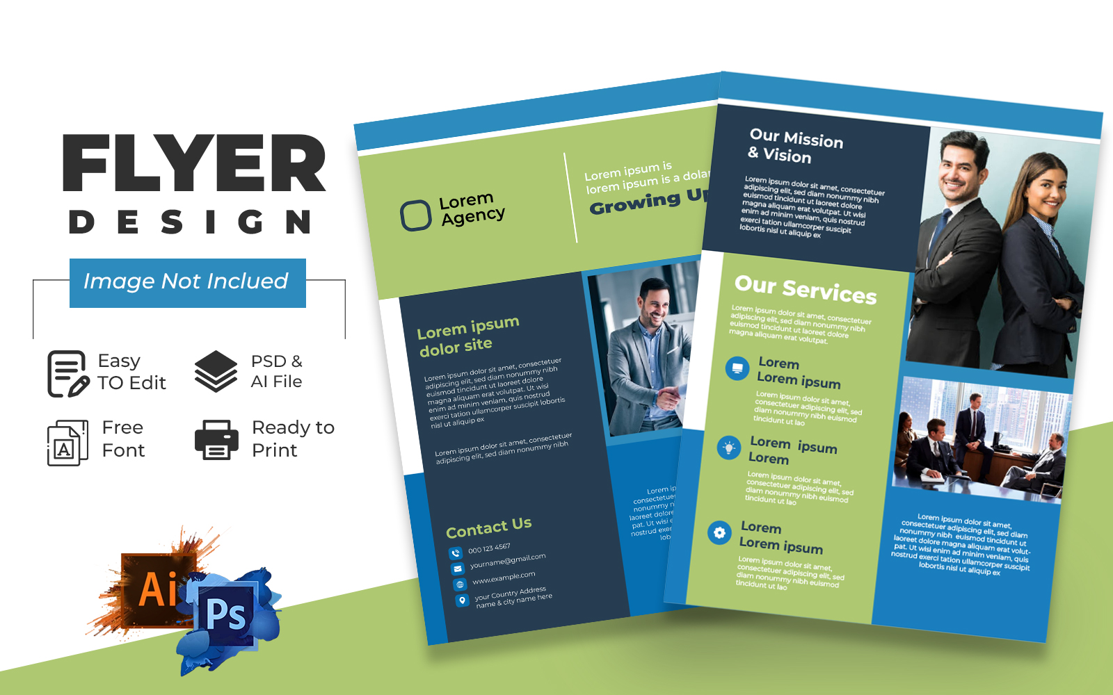 Double Sided Flyer Design Template