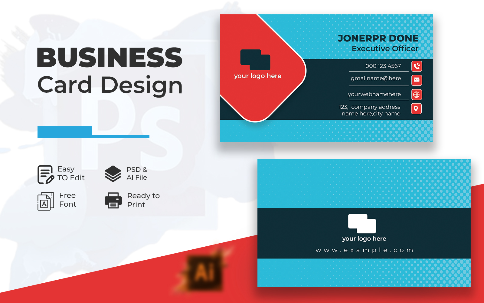 Business Card Design  Template