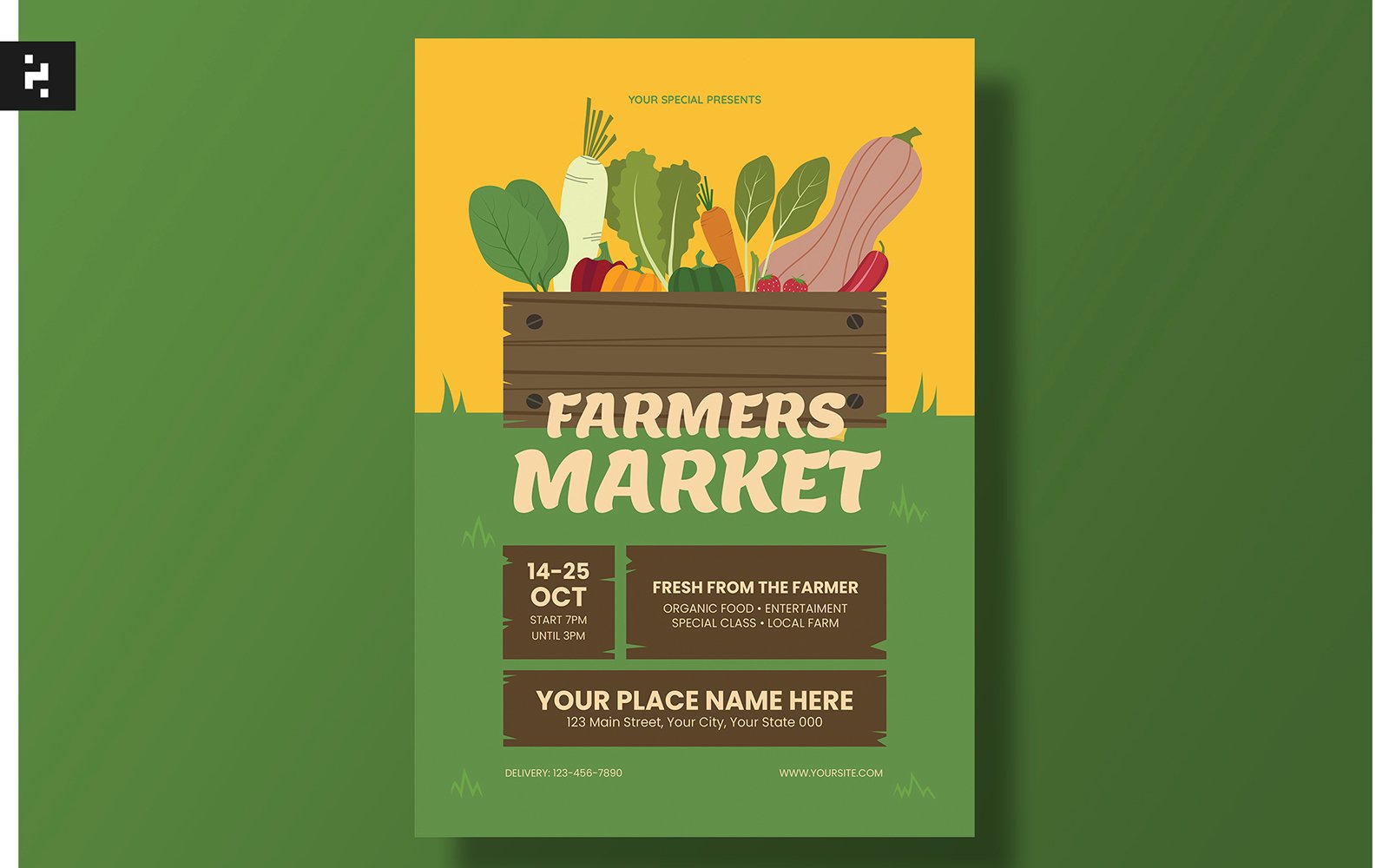 Farmers Market Flyer Template