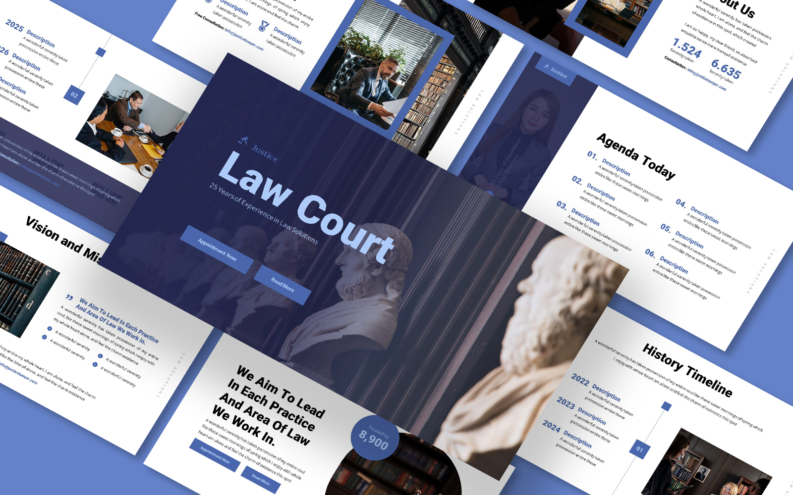 Law Commite Google Slides Template