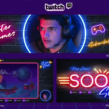 Twitch Overlay Social Media 276880