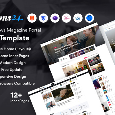 Article Business Responsive Website Templates 276929