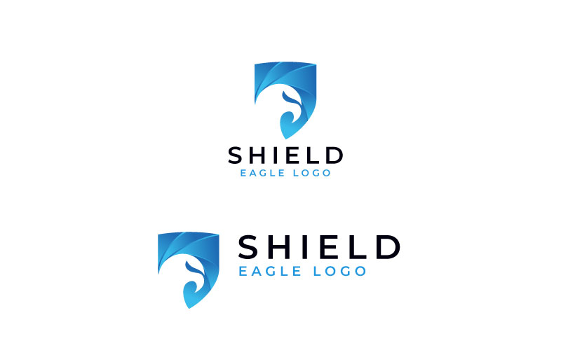 Shield Eagle Logo Design Template