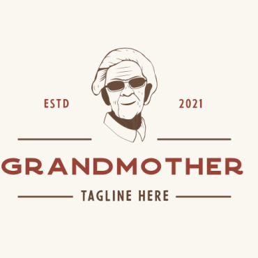 Granny Grandmother Logo Templates 277147
