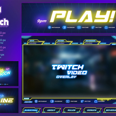 <a class=ContentLinkGreen href=/fr/kits_graphiques_templates_reseaux-sociaux.html>Rseaux Sociaux</a></font> twitch overlay 277149