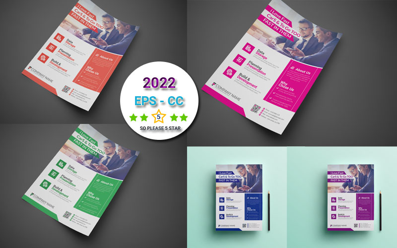 Category Corporate Flyer template
