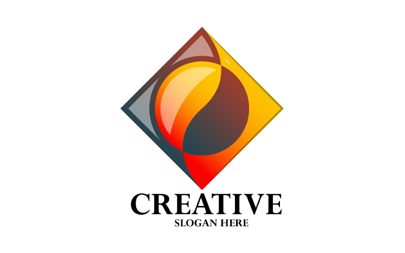 Square Shape 3D Logo For You