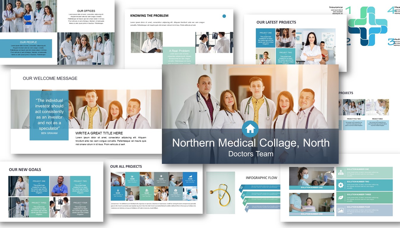 Medical - Health Care Excellent Powerpoint Template