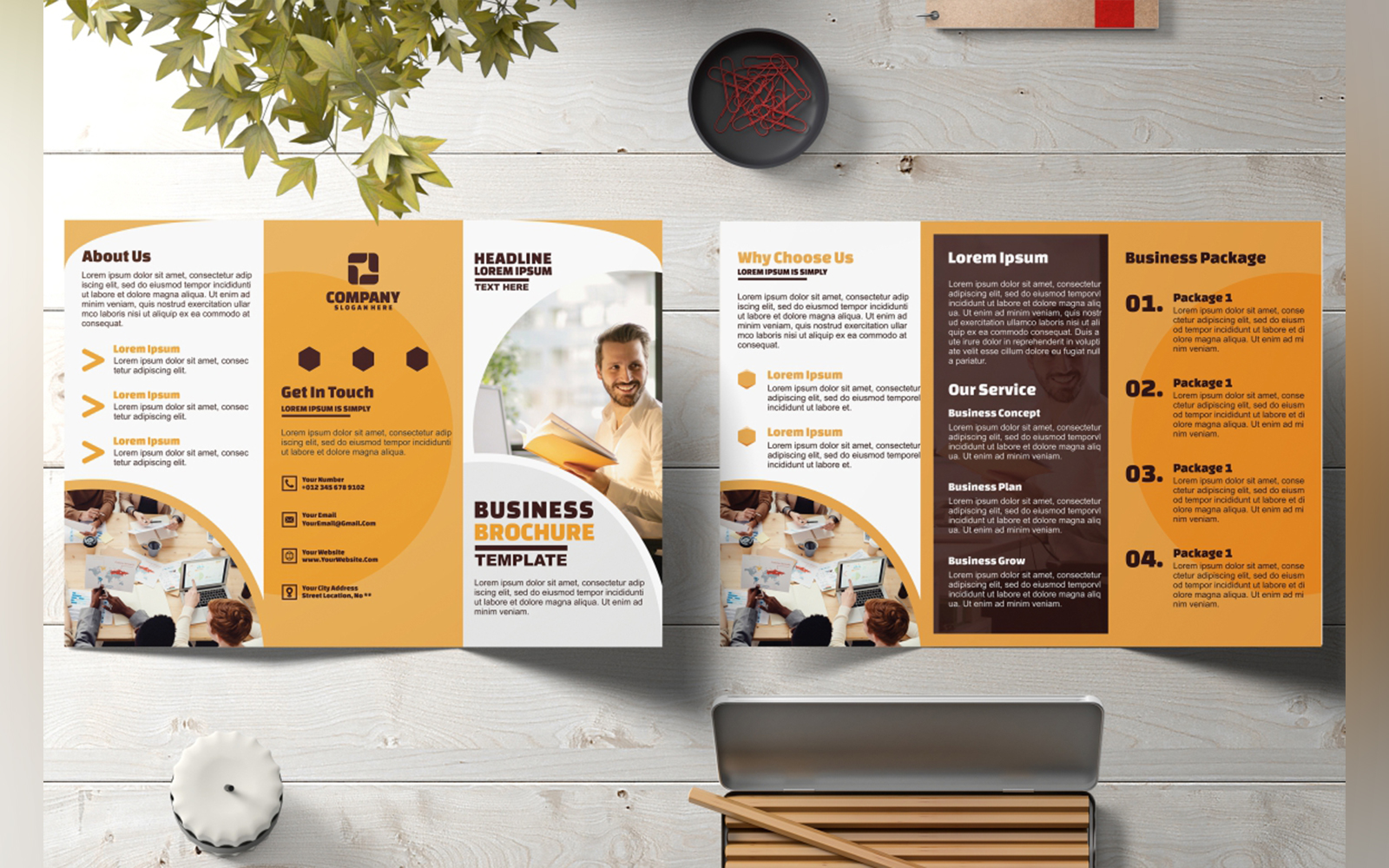 Business Tri-Fold Brochure 1