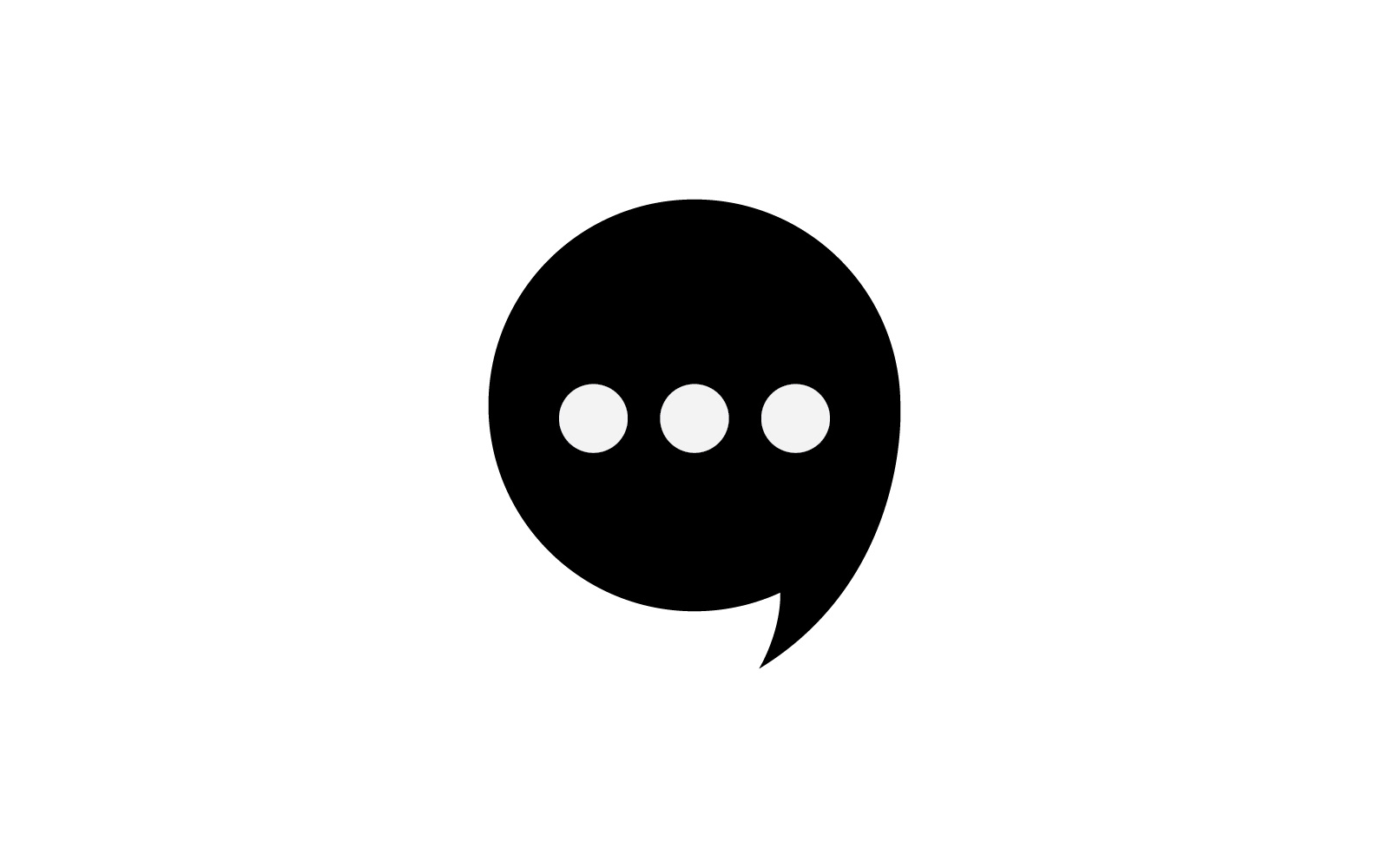 Bubble Chat template. Vector illustration. V4