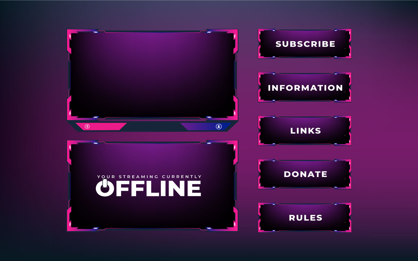 Streaming overlay for online gamers