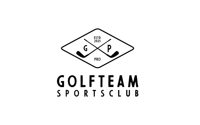 Vintage Retro Golf Badge Logo Design Template