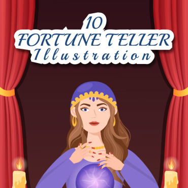 Teller Fortune Illustrations Templates 277561