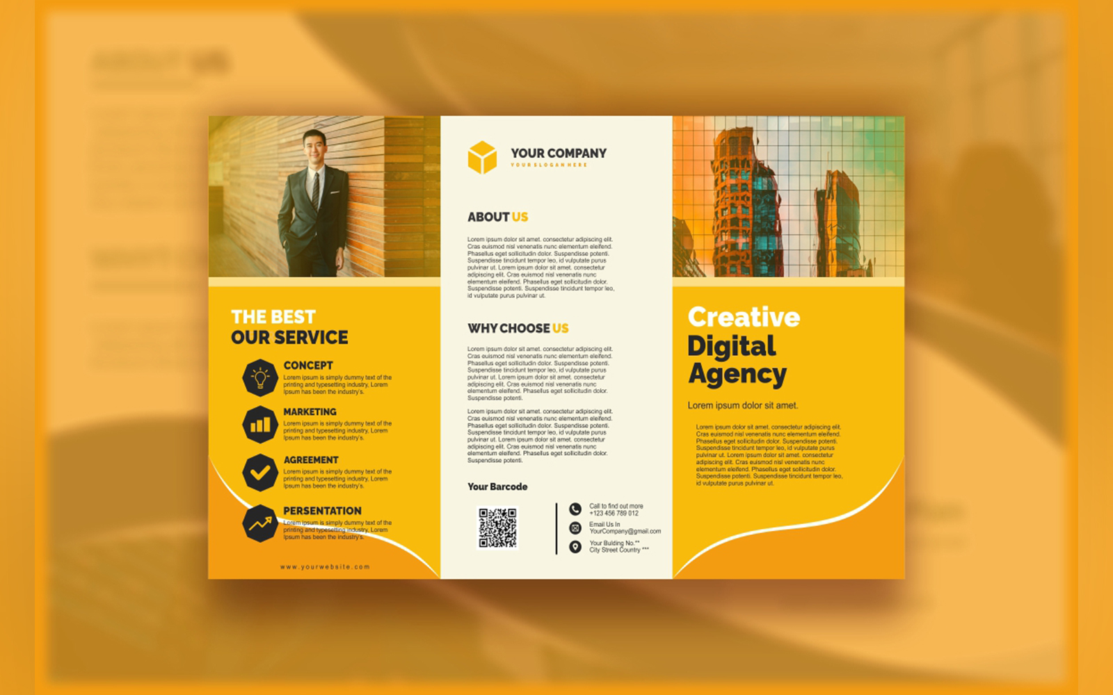 Creative Digital Trifold Brochure