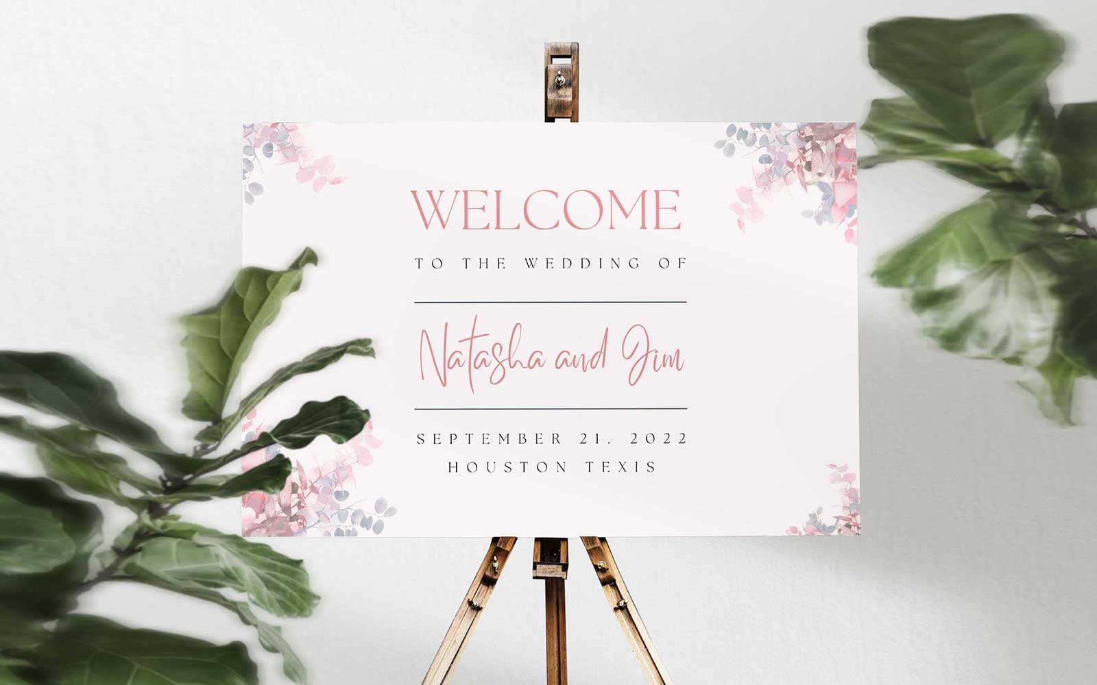 Wedding Welcome Card Professional Template