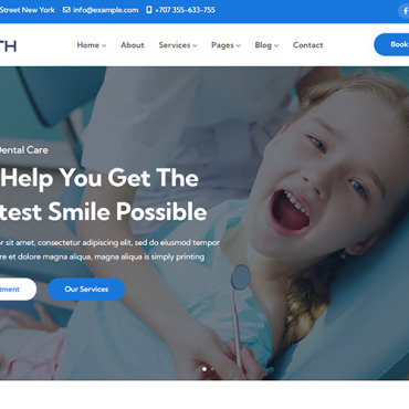 Dental Dental Responsive Website Templates 277707