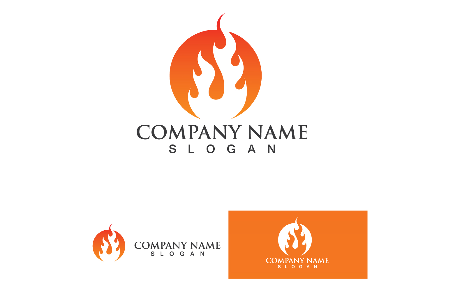 Fire Burn And Flame Logo Vector V32