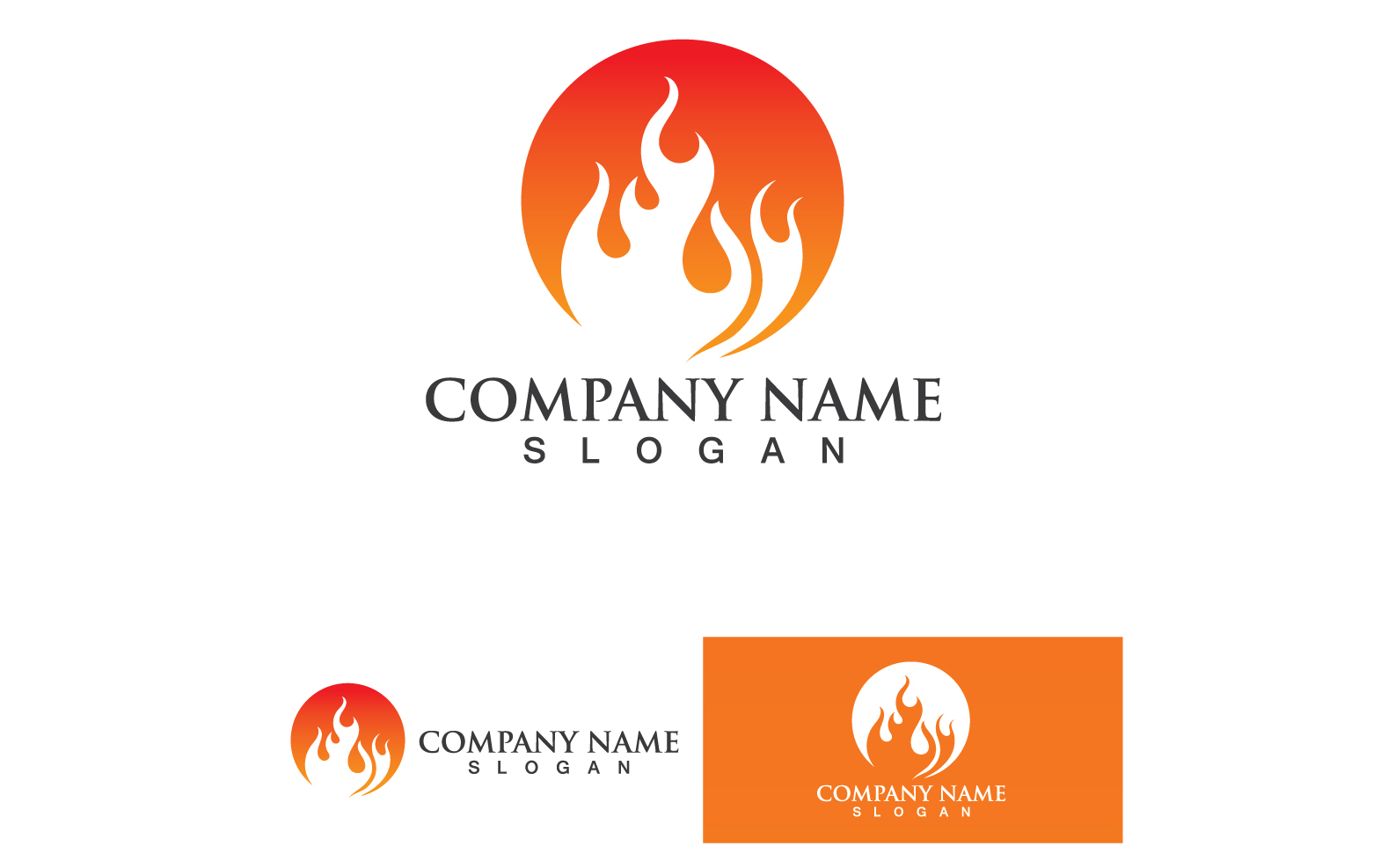 Fire Burn And Flame Logo Vector V33