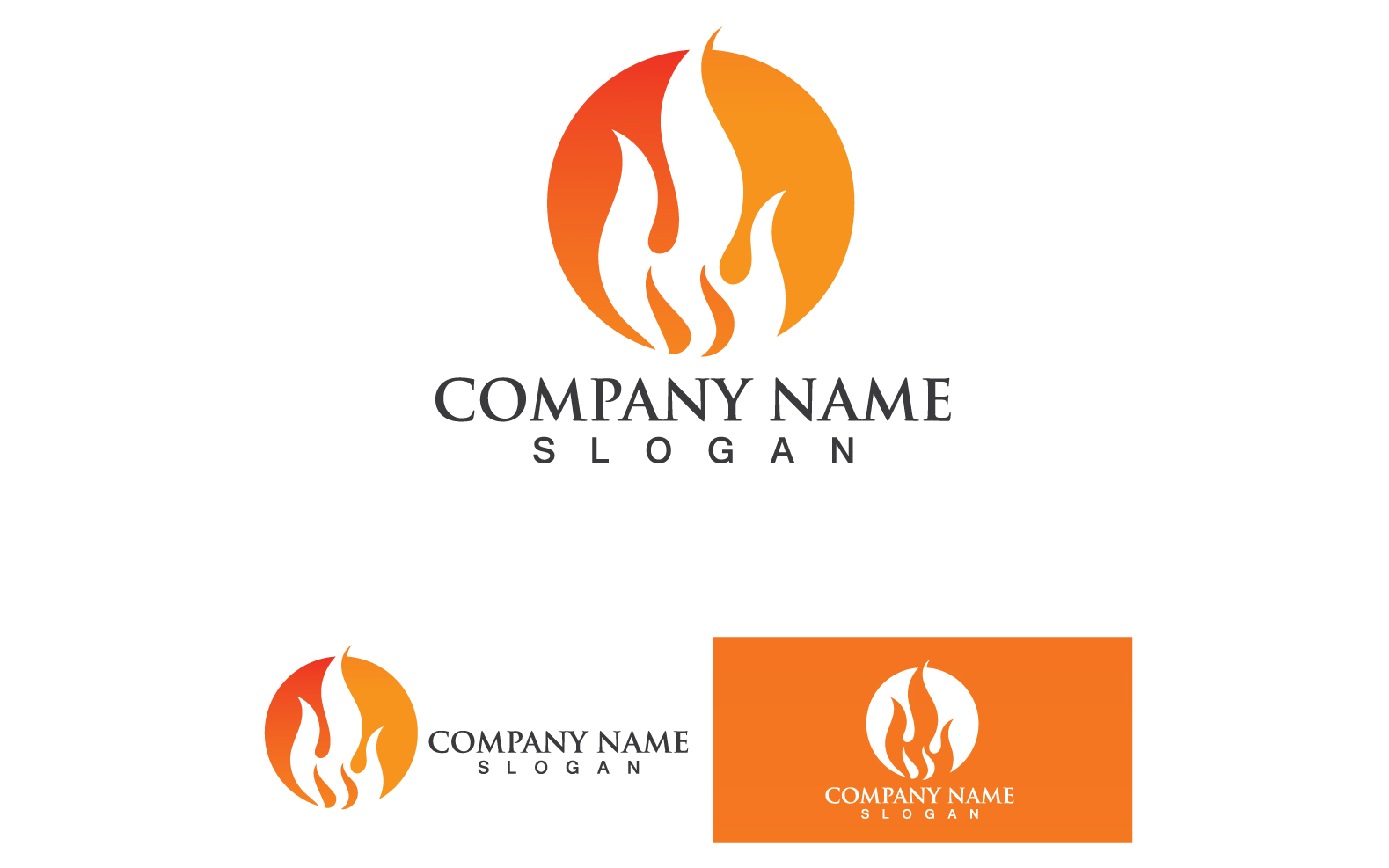 Fire Burn And Flame Logo Vector V35