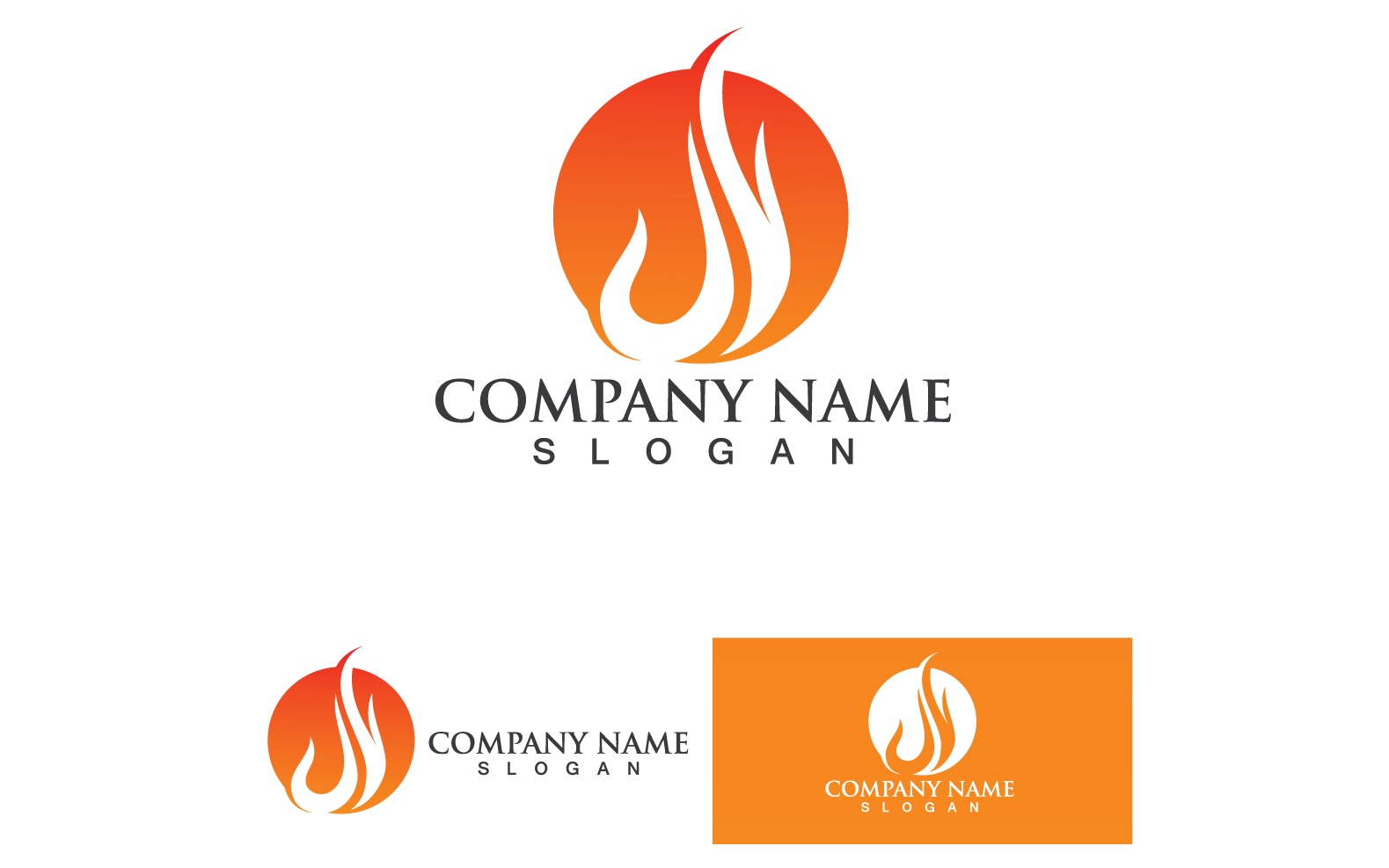 Fire Burn And Flame Logo Vector V44