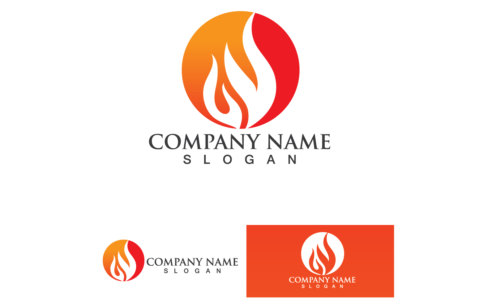 Fire Burn And Flame Logo Vector V46