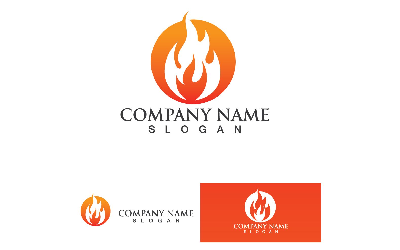 Fire Burn And Flame Logo Vector V48