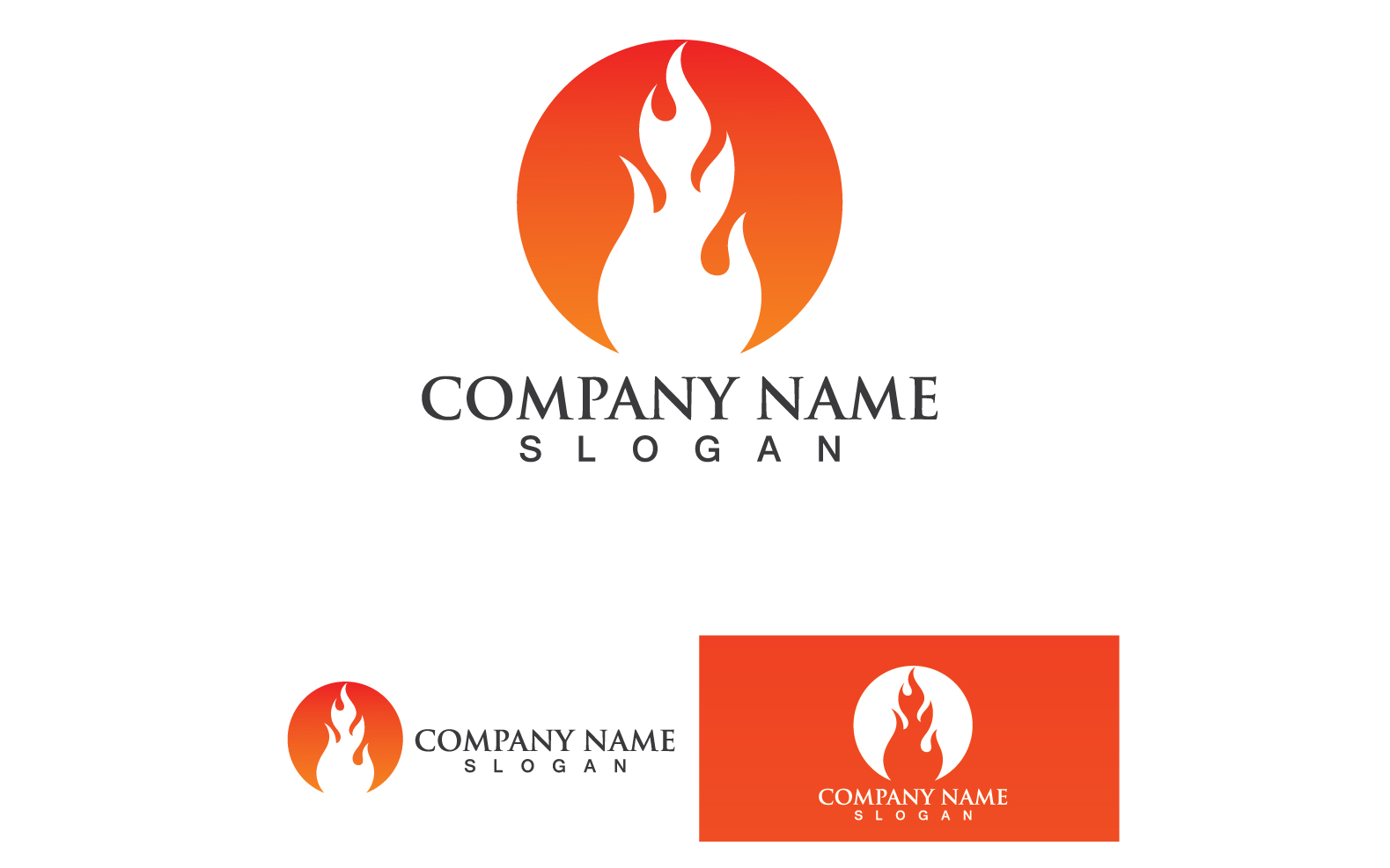 Fire Burn And Flame Logo Vector V54
