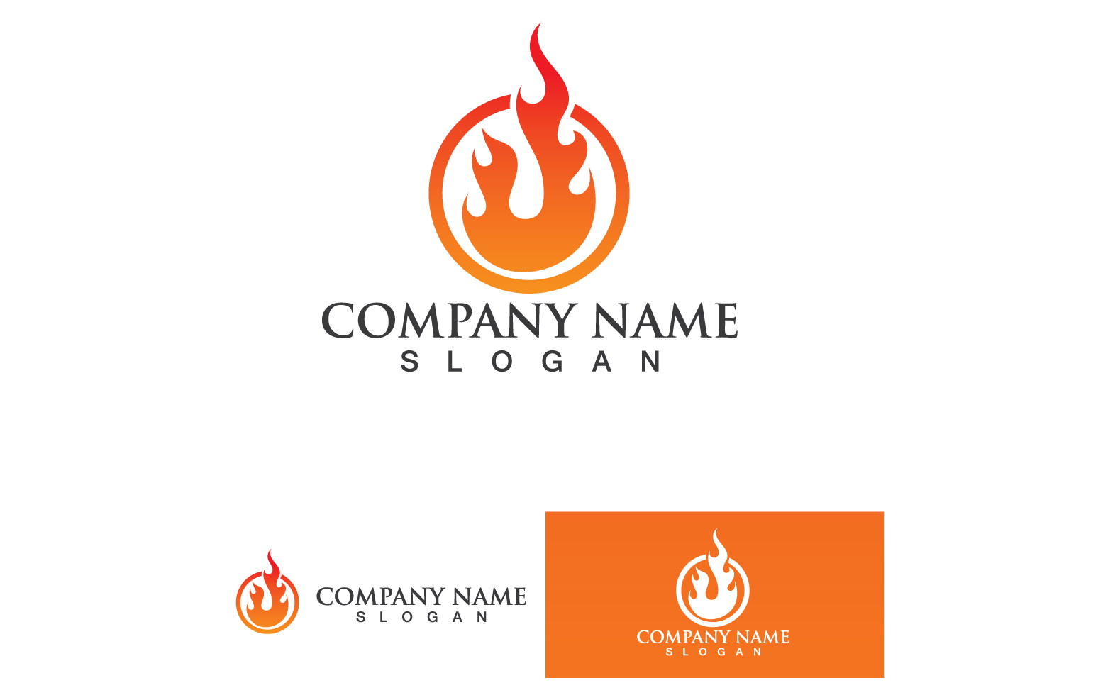 Fire Burn And Flame Logo Vector V56