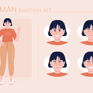 Character Emotion Illustrations Templates 278316