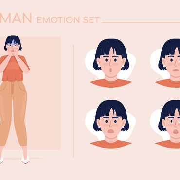 Character Emotion Illustrations Templates 278317