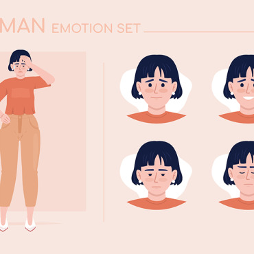 Character Emotion Illustrations Templates 278319