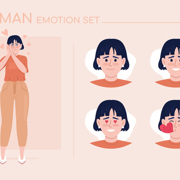 Character Emotion Illustrations Templates 278320