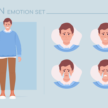 Character Emotion Illustrations Templates 278324