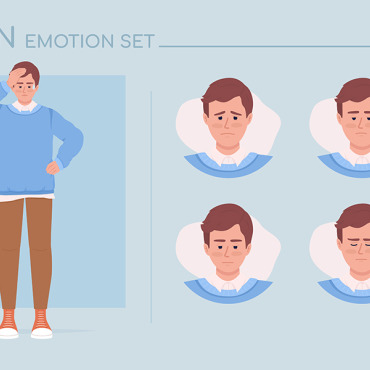 Character Emotion Illustrations Templates 278325