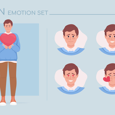 Character Emotion Illustrations Templates 278326