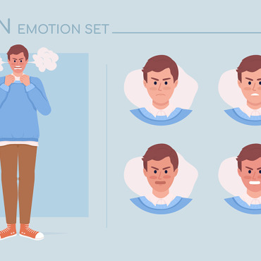Character Emotion Illustrations Templates 278327
