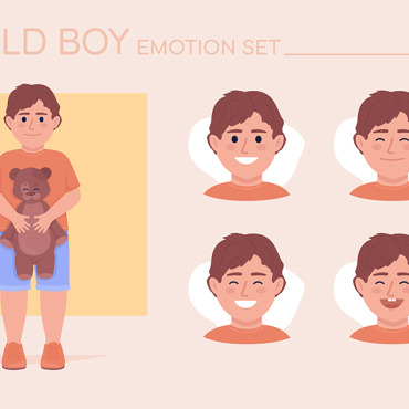 Character Emotion Illustrations Templates 278340