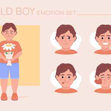 Character Emotion Illustrations Templates 278342