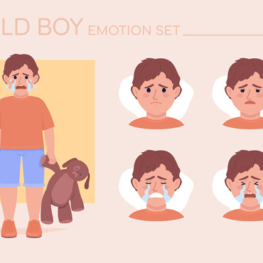 Character Emotion Illustrations Templates 278344