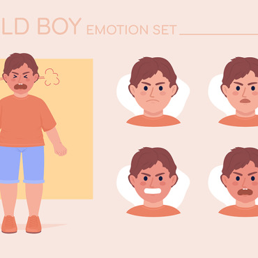 Character Emotion Illustrations Templates 278345