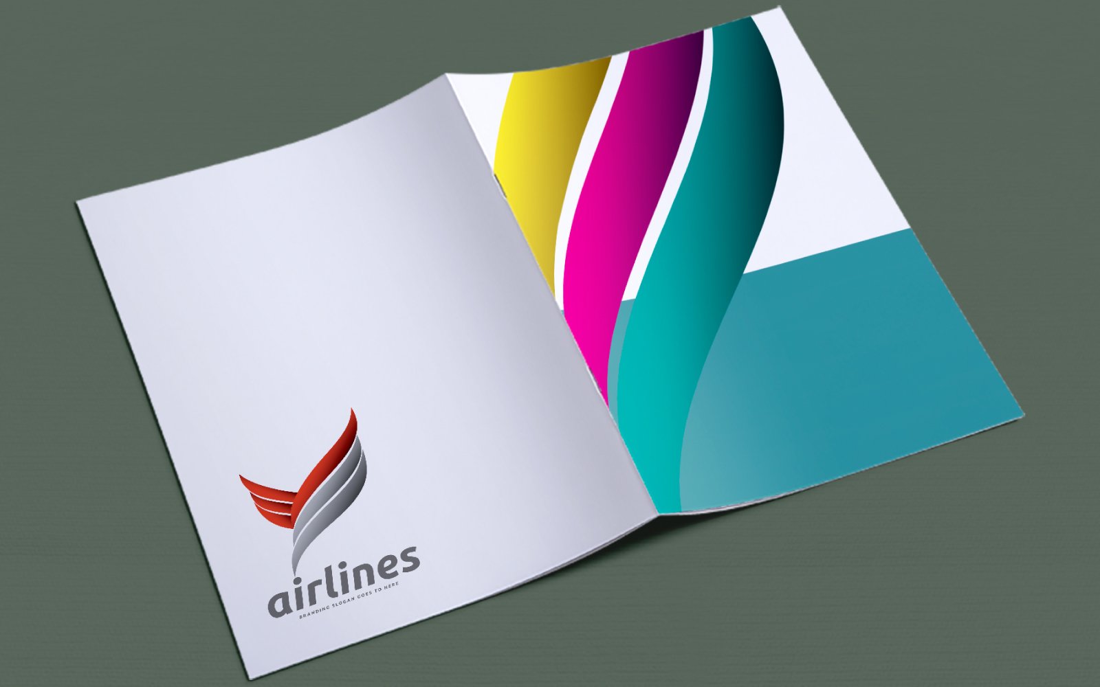 Air Travel and Airlines Agency Logo