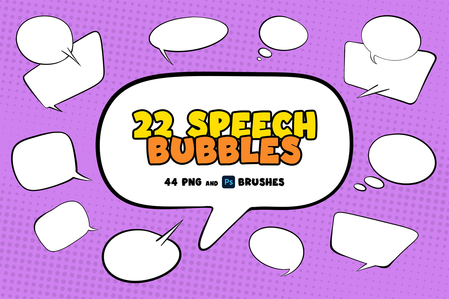 Hand Drawn Speech Bubbles