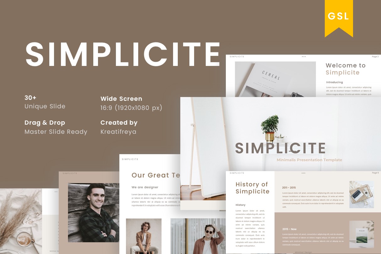 Simplicite – Business Google Slide Template