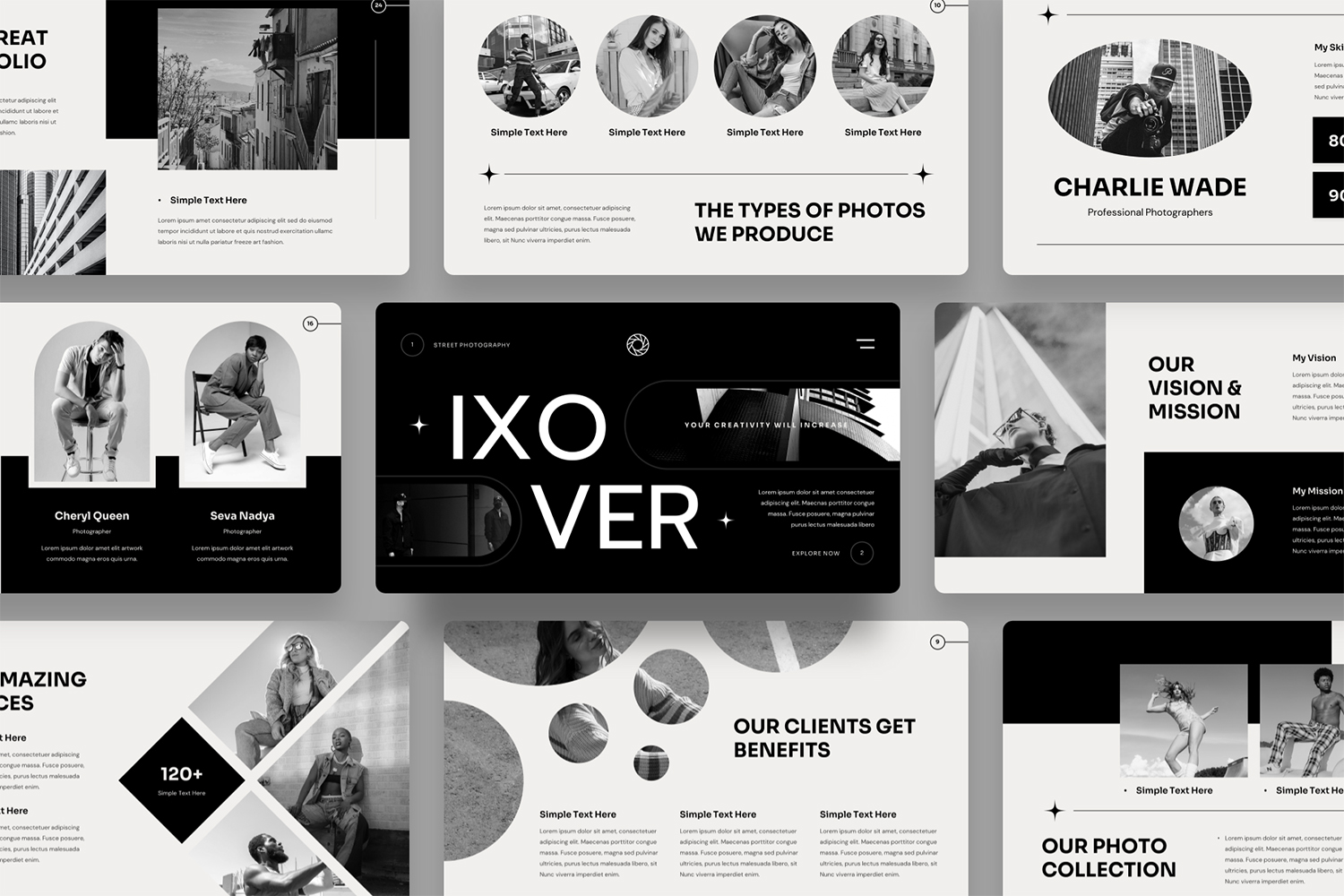 Ixover - Street Photography Google Slide Template