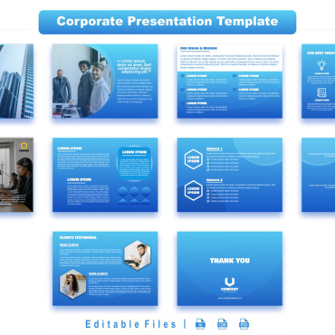 Print Template Corporate Identity 278570