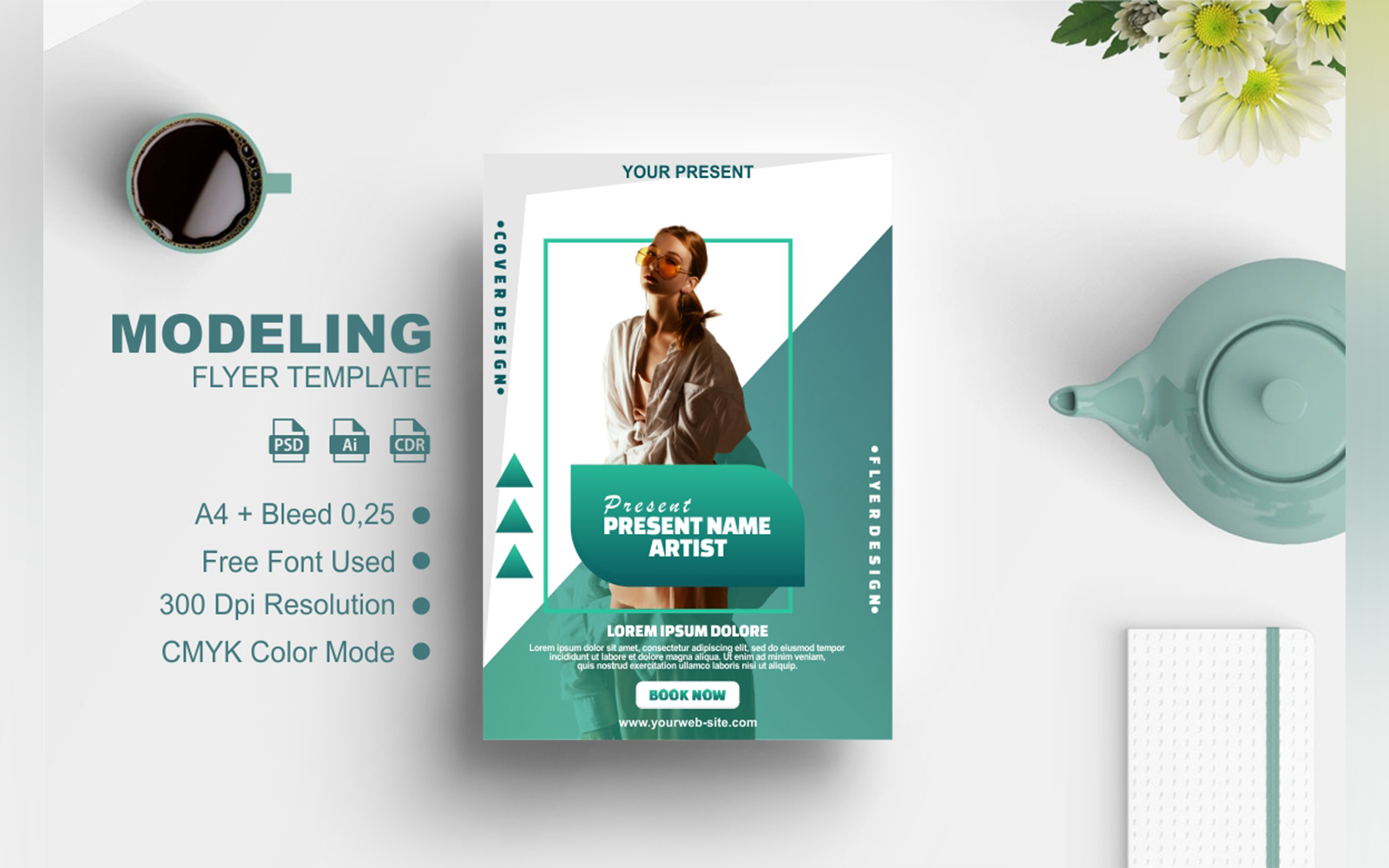 Fashion Model Flyer Template