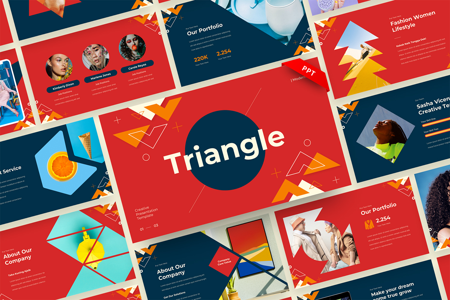 Triangle - Creative PowerPoint Template