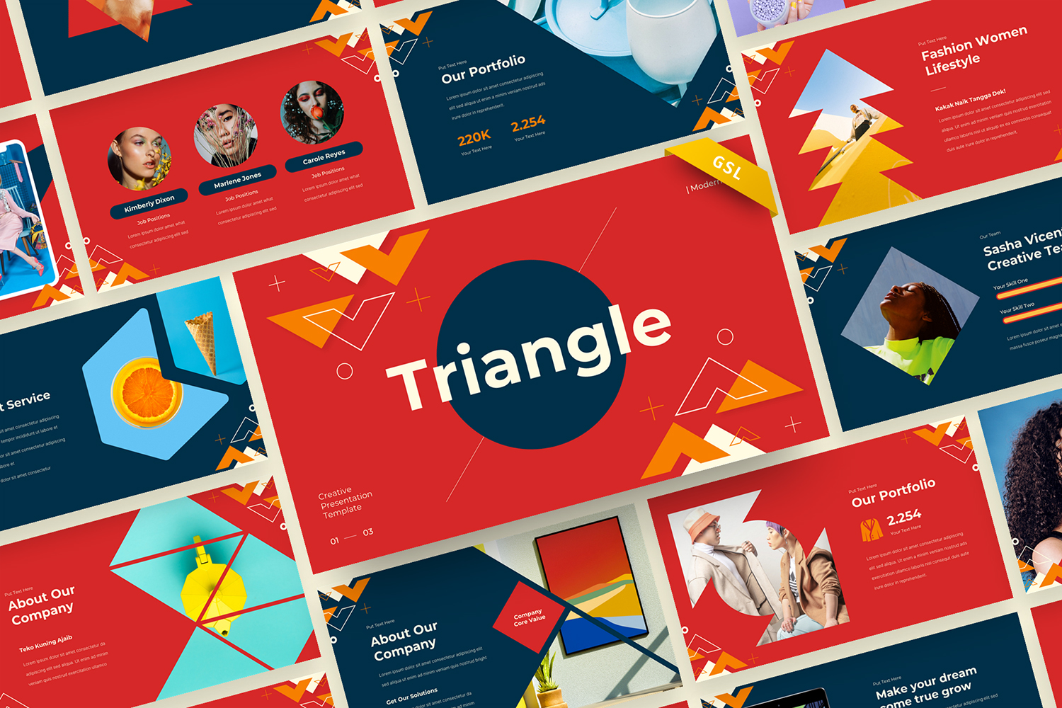 Triangle - Creative Google Slide Template