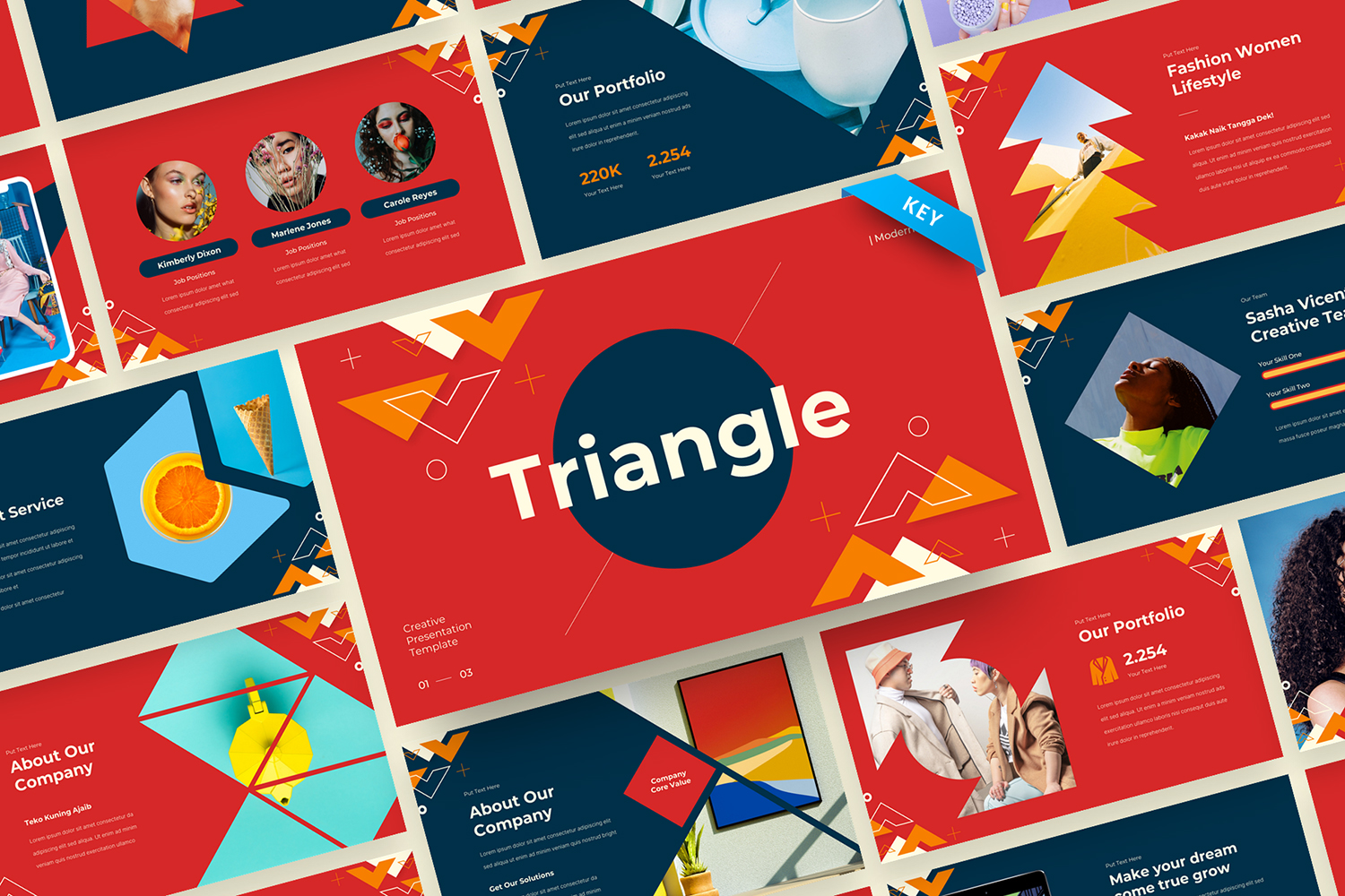 Triangle - Creative Keynote Template
