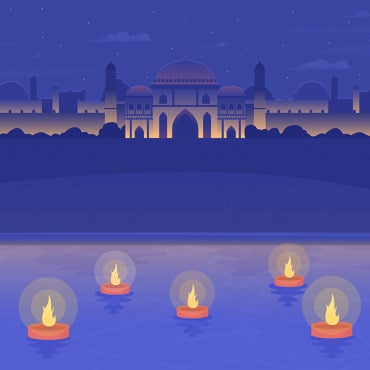 Diwali Jal Illustrations Templates 278683